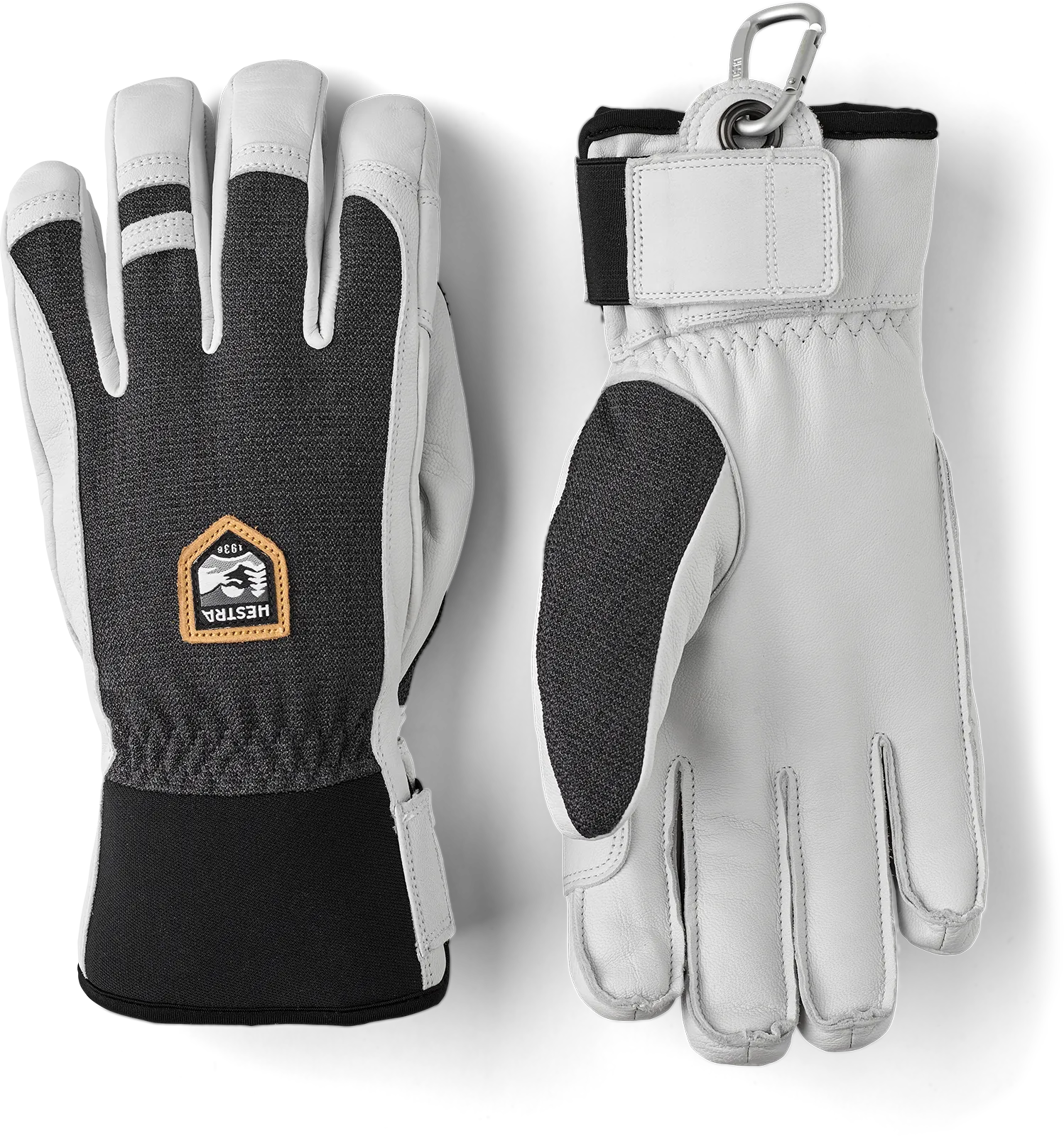 Hestra Army Leather Patrol - 5 Finger Charcoal