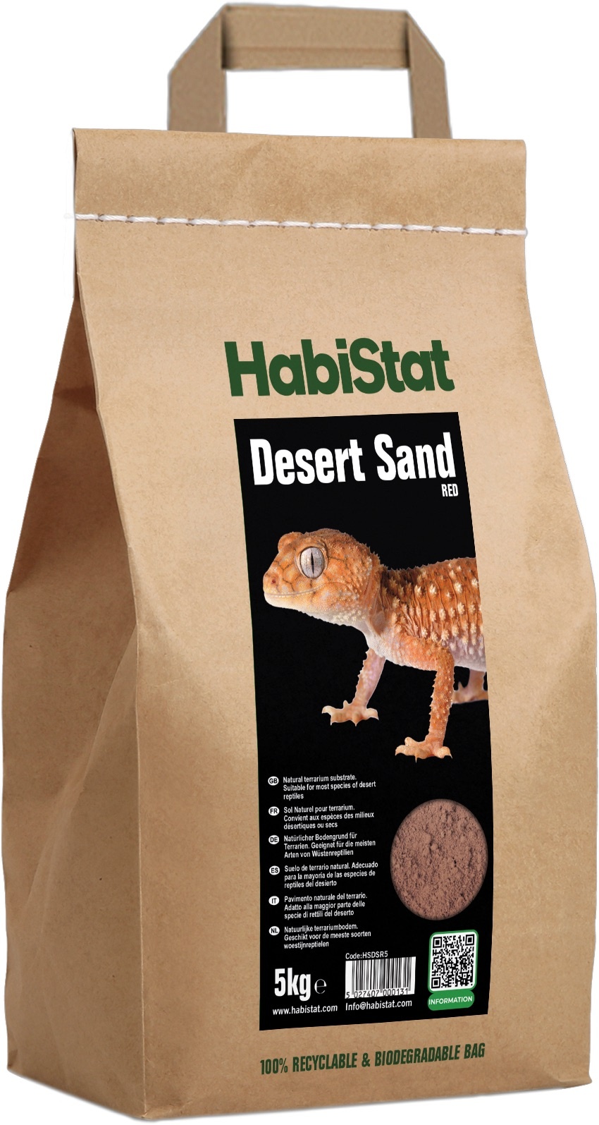 Habistat Terrarium Substraat Desert Sand Red 5kg