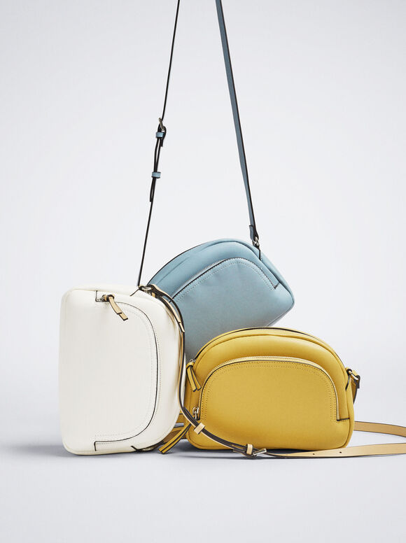 Bolsa transversal para uso diário - Amarela