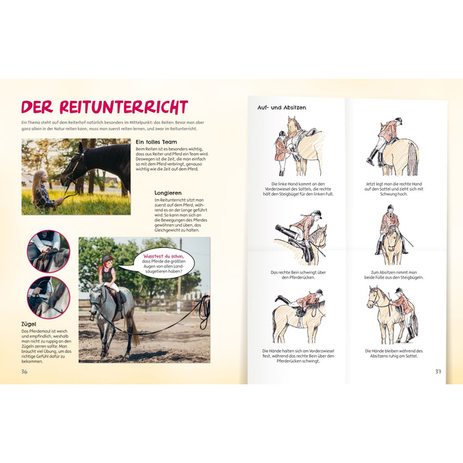 Auf dem Reiterhof geht`s rund