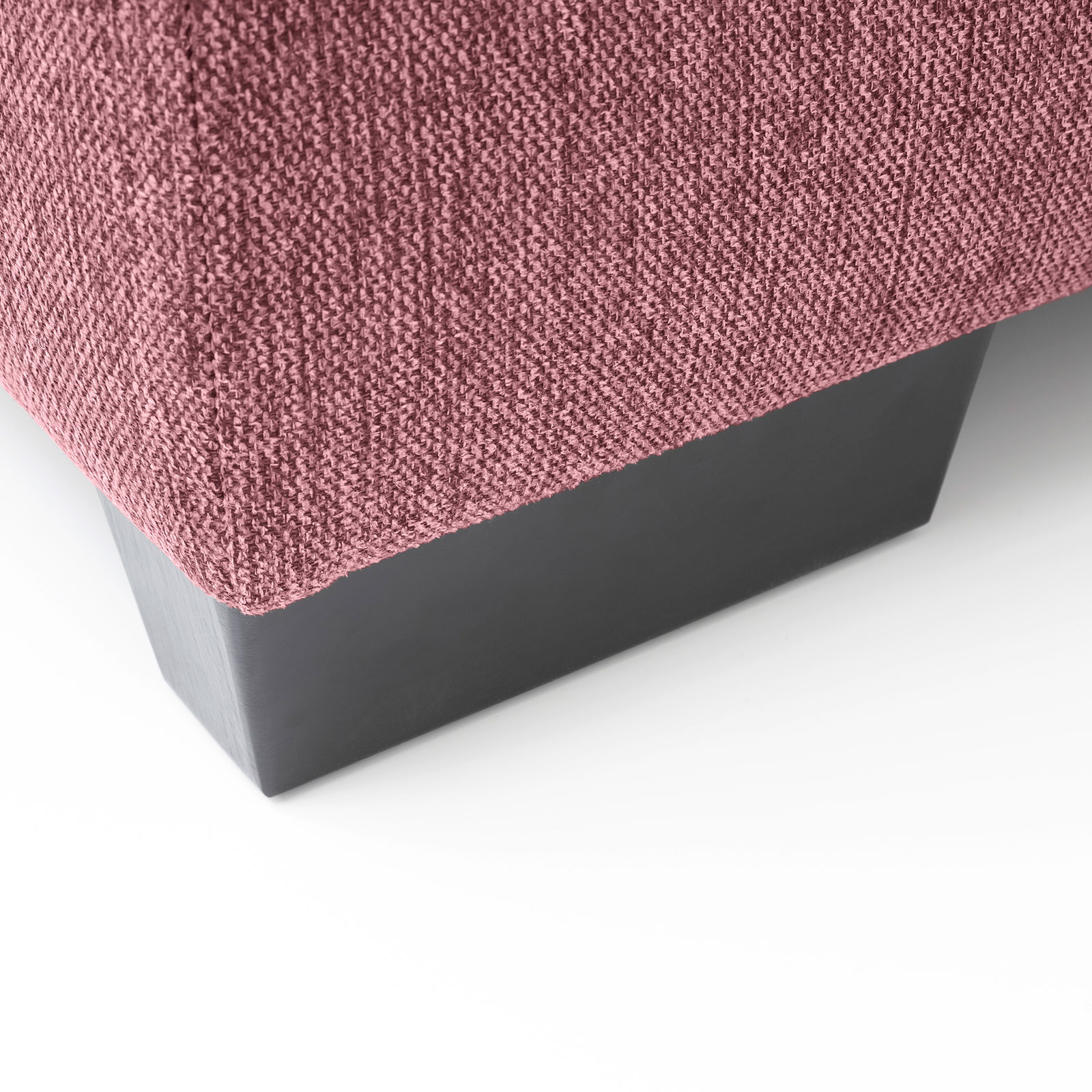 Ecksofa - burgundy - Boxspringaufbau - Dauerschläfer