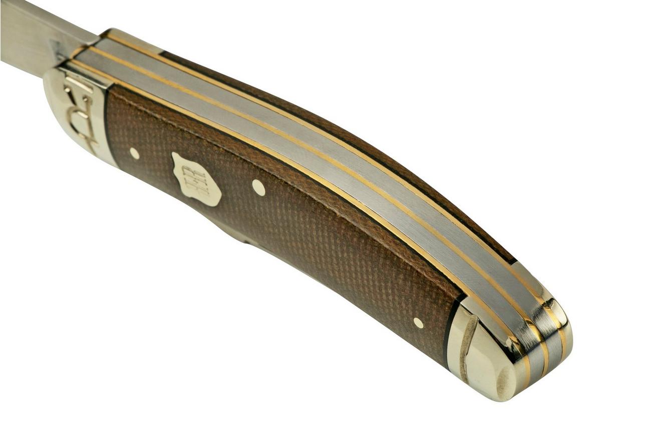 Rough Ryder Brown Burlap Sowbelly RR2332, zakmes