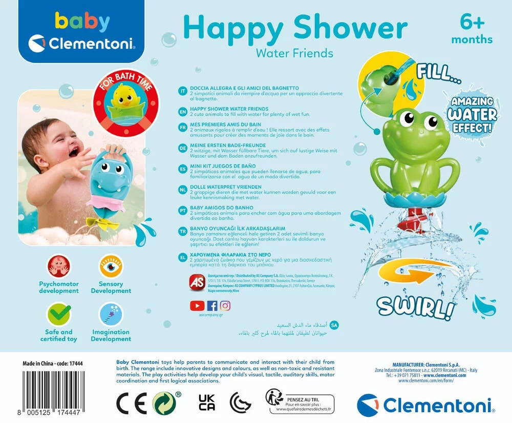 BABY CLEMENTONI - MES PREMIERS AMIS DU BAIN - HAPPY SHOWER