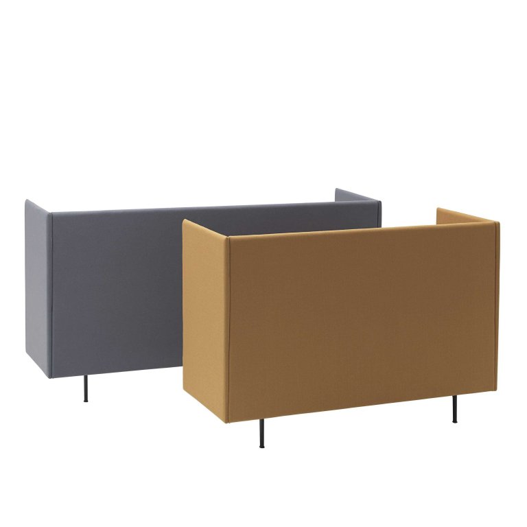 Muuto Outline Highback bank 3-zits Divina 154