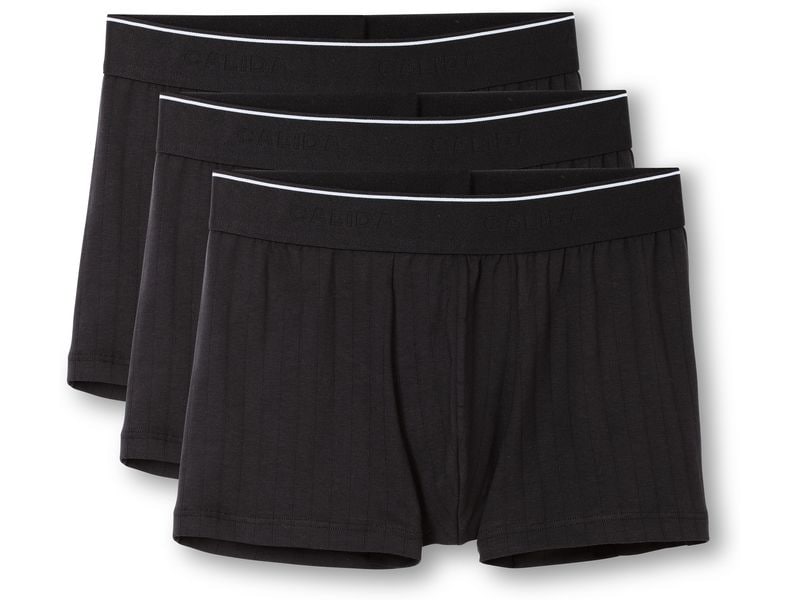 Calida Unterhosen Herren Pure & Style Schwarz, S Herren Boxer