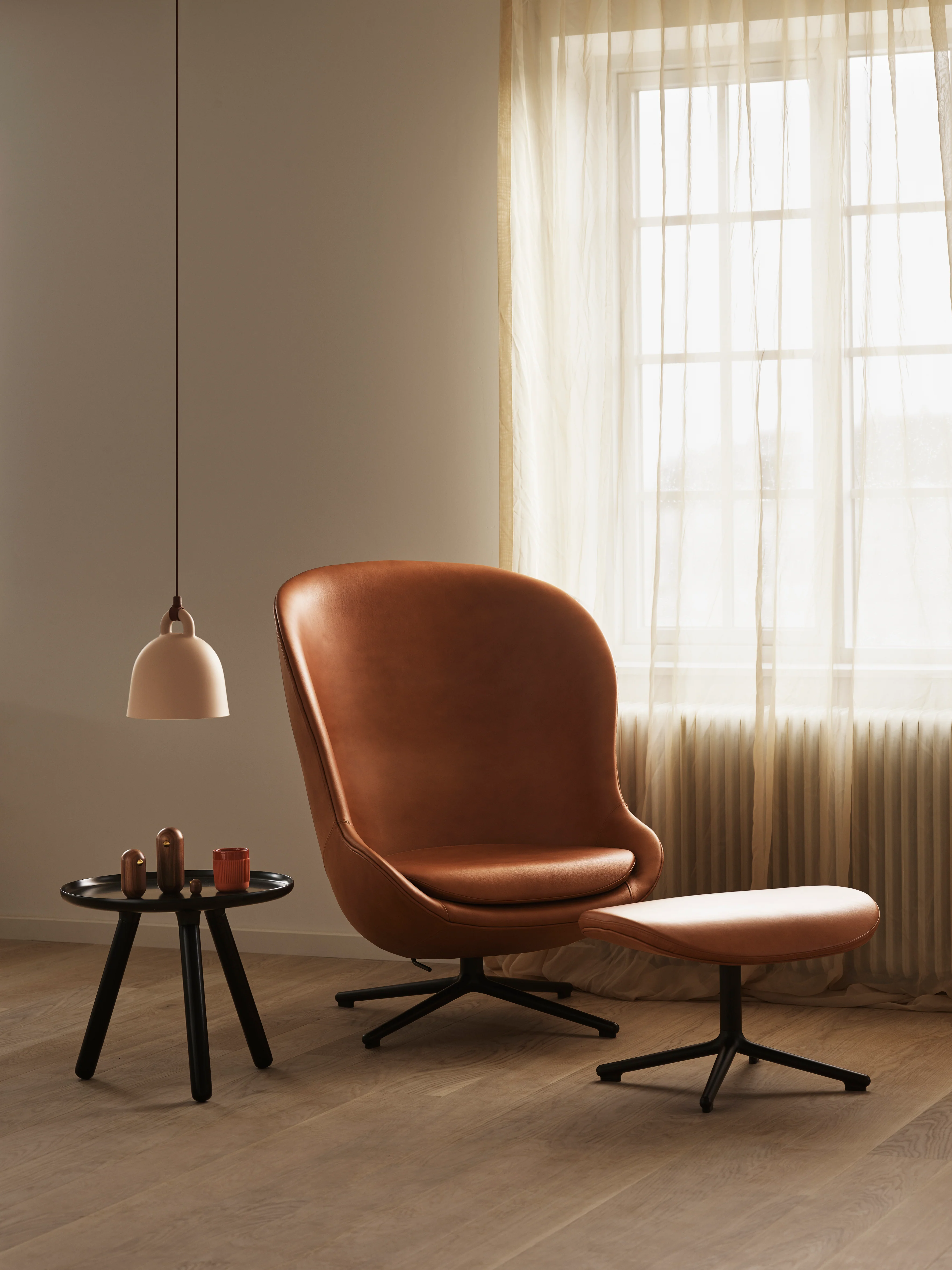 Normann Copenhagen  Bell lampe, x-small, sand - H: 23 cm.