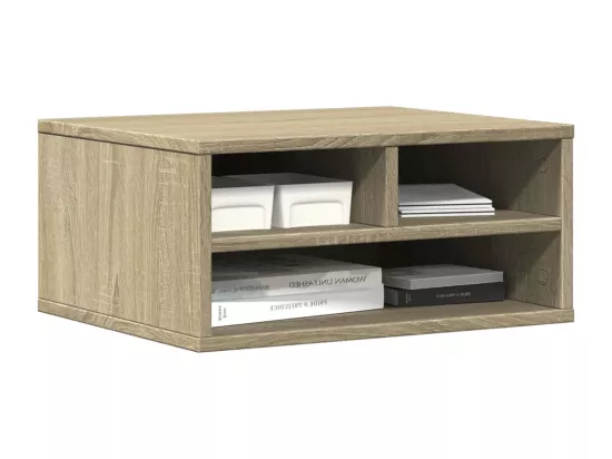 Support d'imprimante chêne sonoma 49x40x22,5 cm bois ingénierie