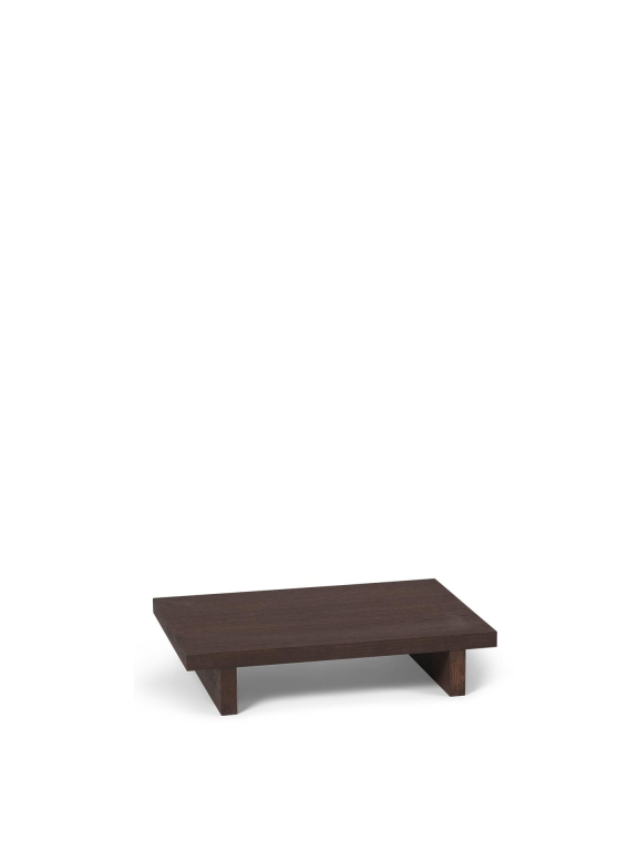 Ferm Living Kona bijzettafel 49x33 donker gebeitst eiken