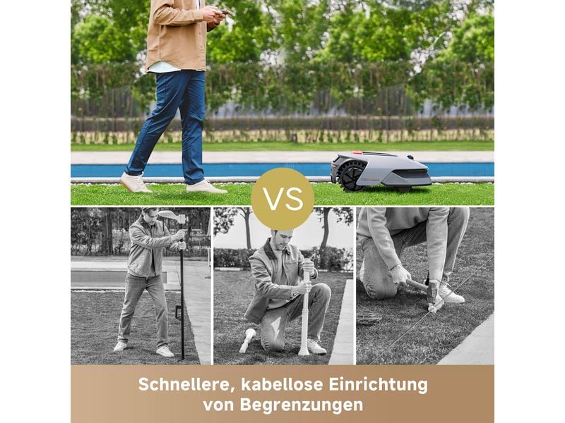 Dreame Mähroboter A1 Pro 2000 m² Roboterrasenmäher für Rasenflächen bis zu 2000 m²