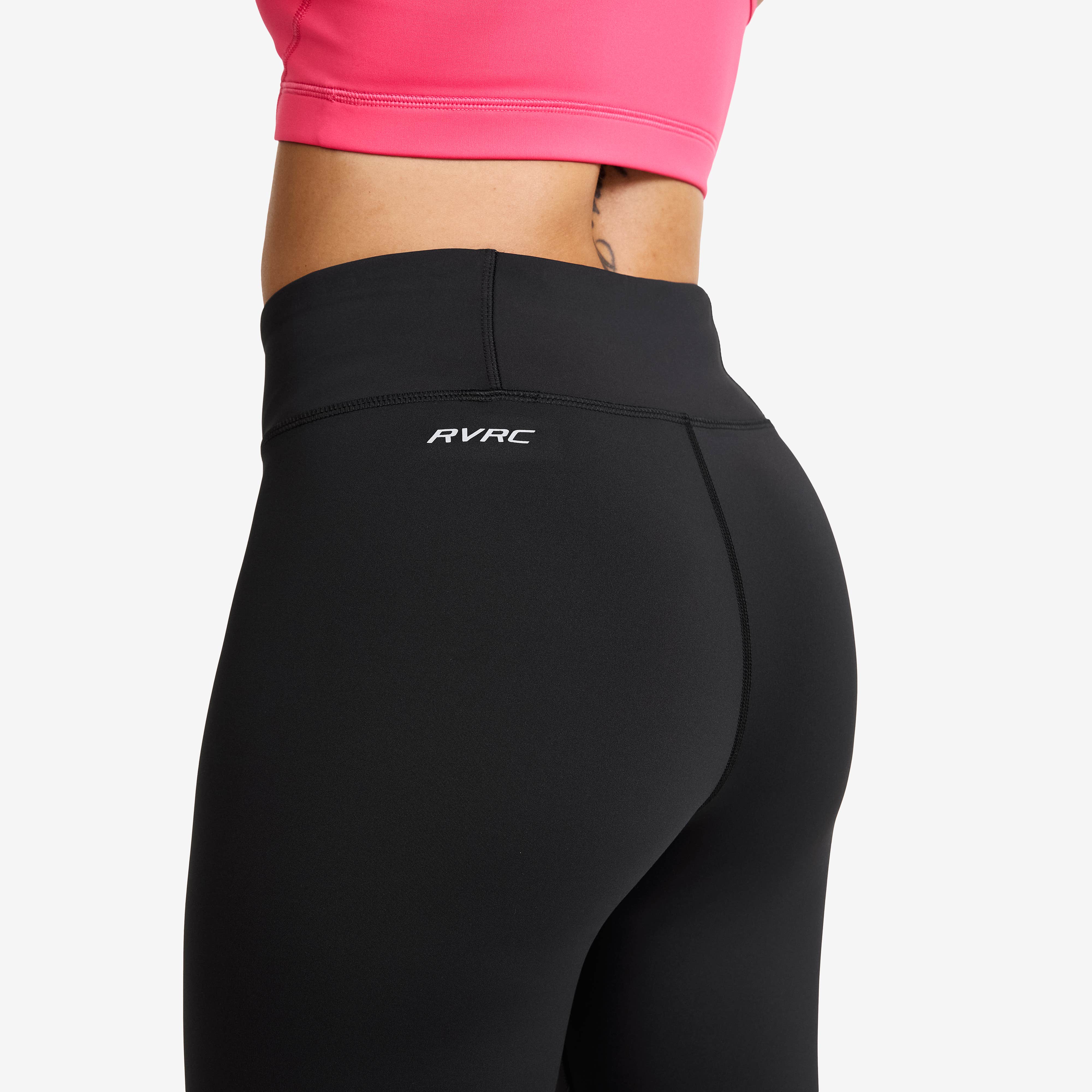 Flow High-waisted Capri Leggings Dame Black