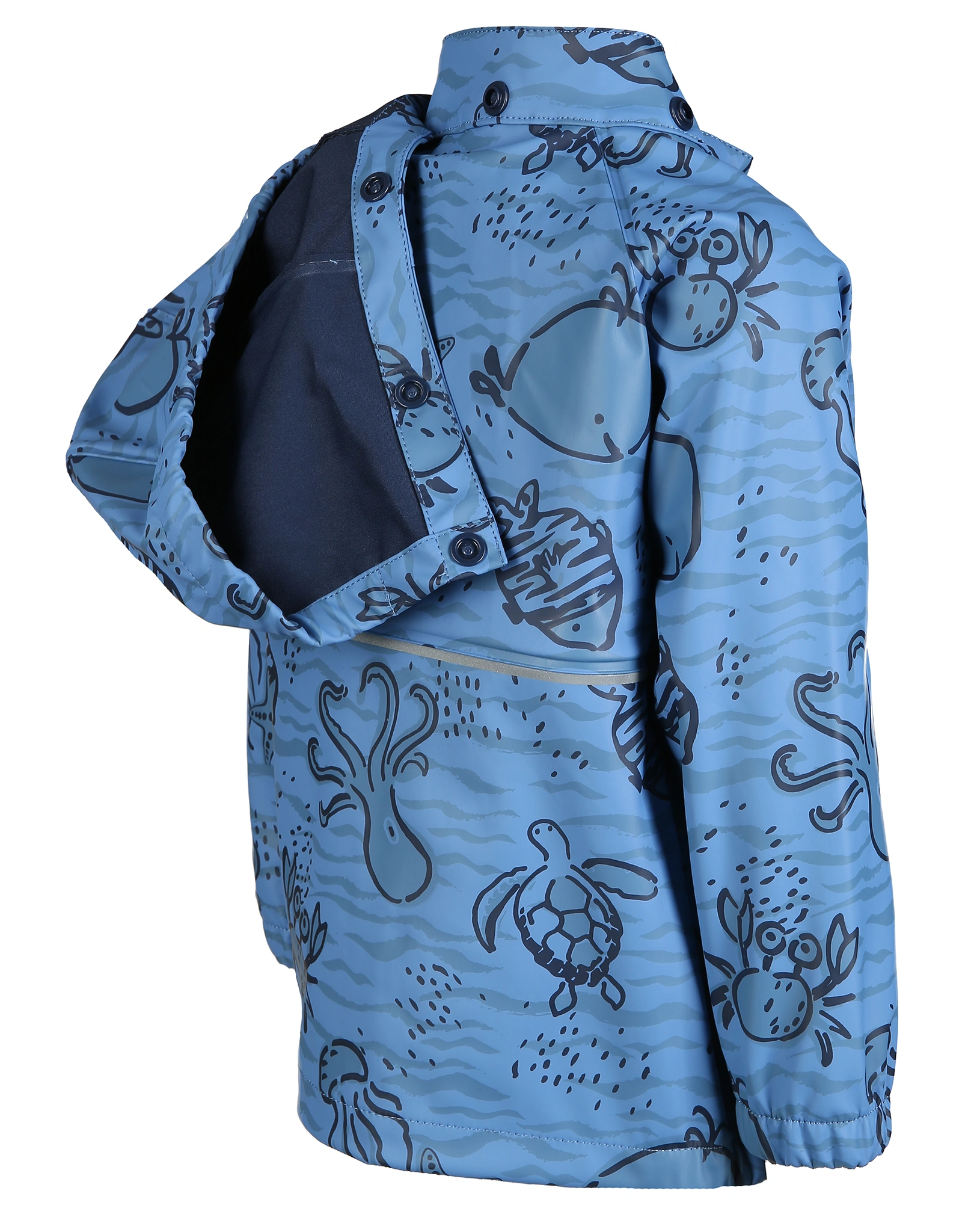 Jacke KLEINE MEERESFREUNDE in hell denim