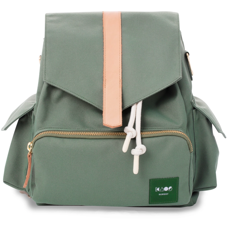 KAOS Wickelrucksack Ransel grün  natur