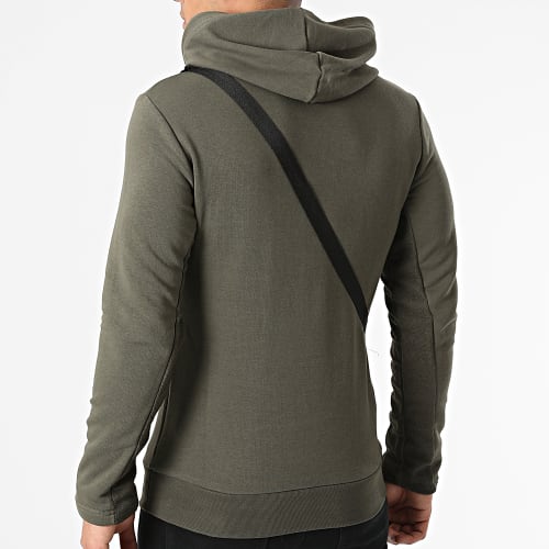 Sweat Capuche F712 Vert Kaki