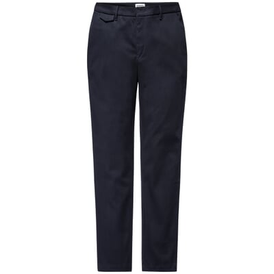 Herren-Chinohose Tapered, Dunkelblau