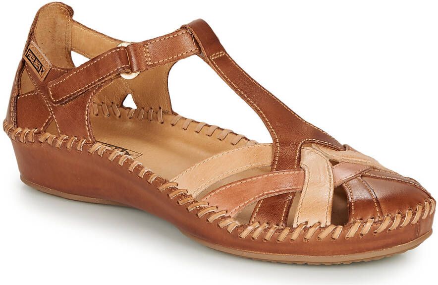 Pikolinos Vallarta Damesandaal Flexibel en Verstelbaar Brown Dames