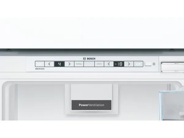 Bosch Serie | 6 KIS77ADD0 - Køleskab/fryser - bund-fryser - til indbygning - niche - bredde: 56 cm - dybde: 55 cm - højde: 158 cm - 229 liter - Klasse D