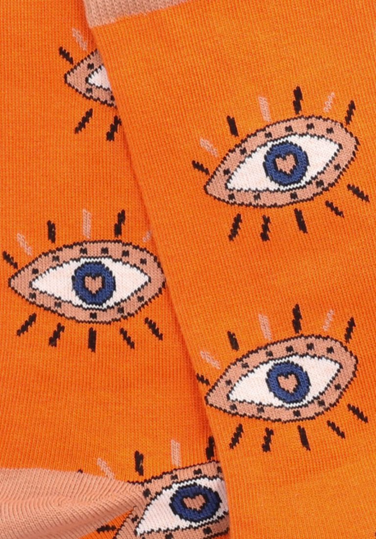 CARLIJNQ oker carlijnq sokken knee socks heart eyes - knee socks