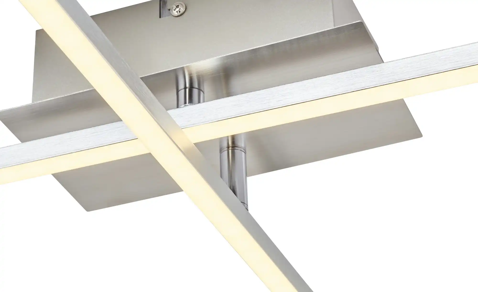 KHG LED-Deckenleuchte, 2-flammig nickel matt