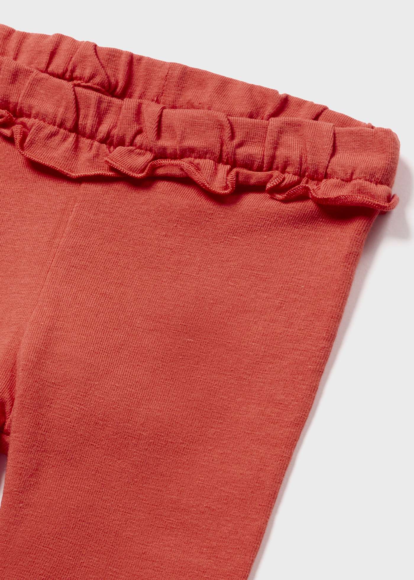 Conjunto de 2 leggings de algodão sustentável para recém-nascidos