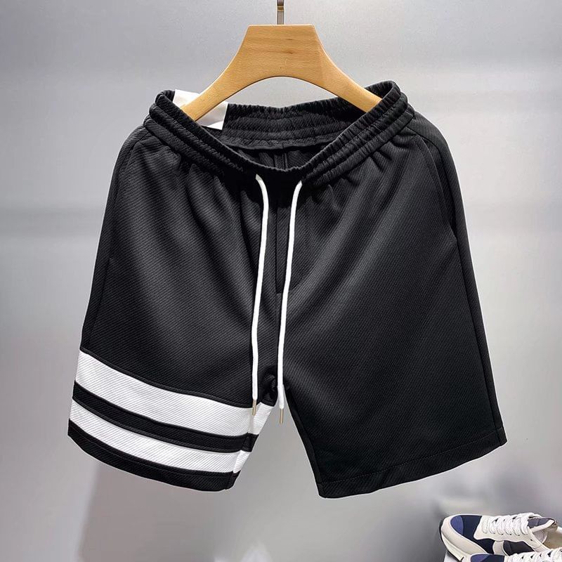 Craltuxe - Gestreepte joggingbroek met trekkoord in de taille