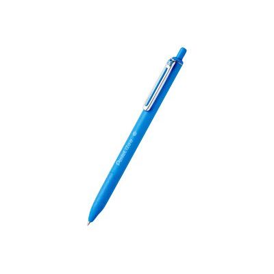 Pentel iZee - Stylo à bille rétractable - bleu ciel - 1 mm - pointe large