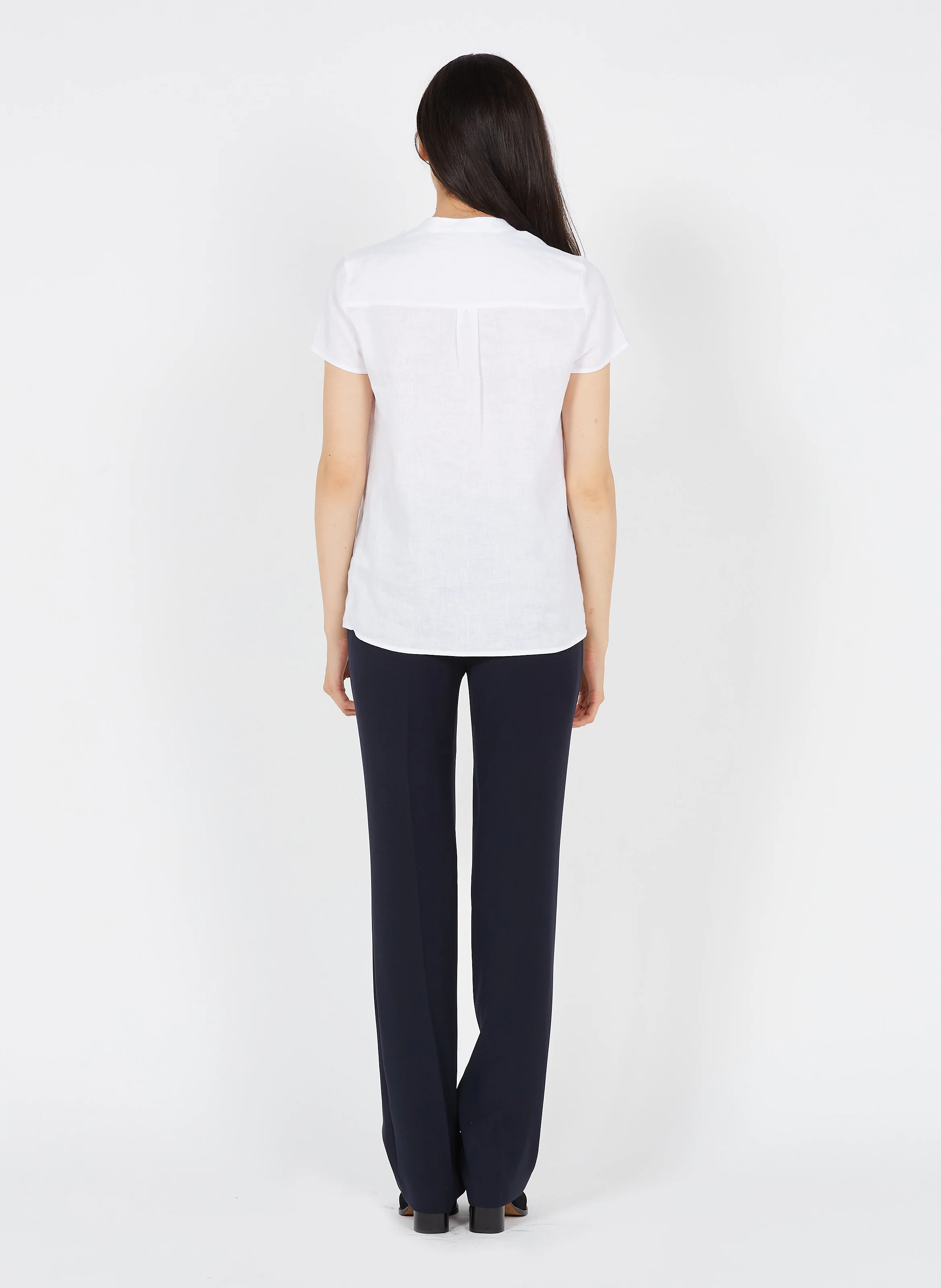 CLEMENTB - Pantalon à pince droit | Bleu