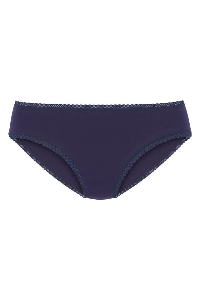 Vivance Jazz-Pants Slips , aus weicher Baumwollqualität mit feiner Spitzeneinfassung