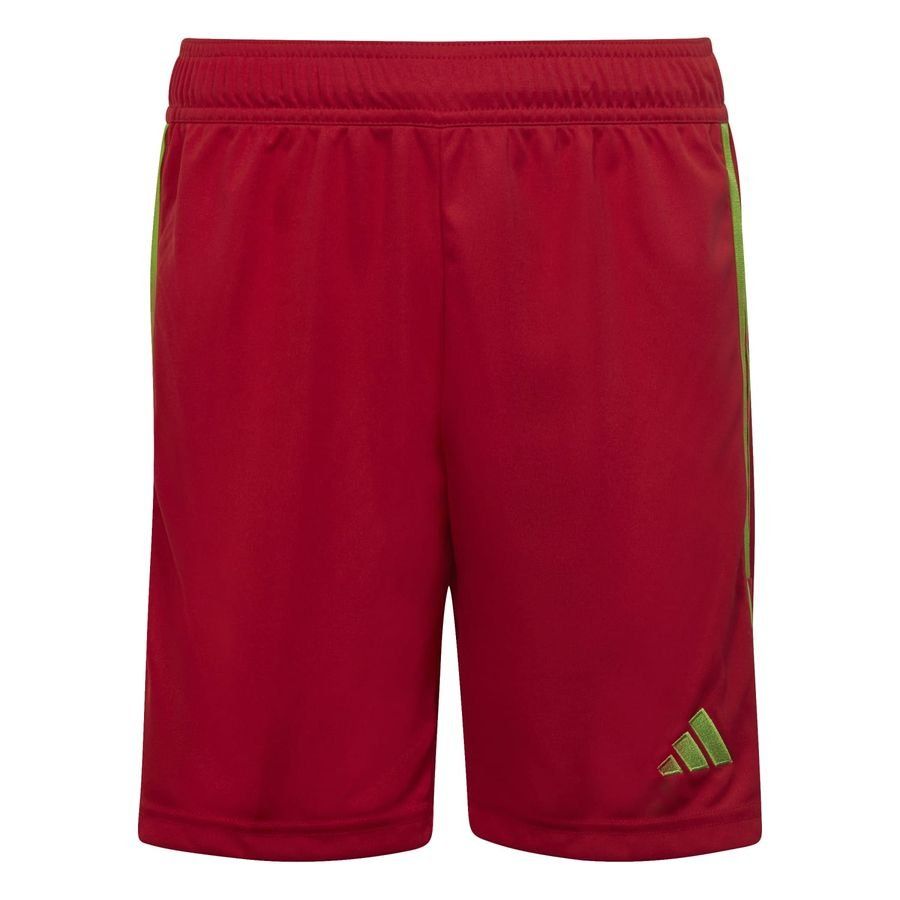 adidas Short d'Entraînement Tiro 23 League - Rouge/Vert Enfant