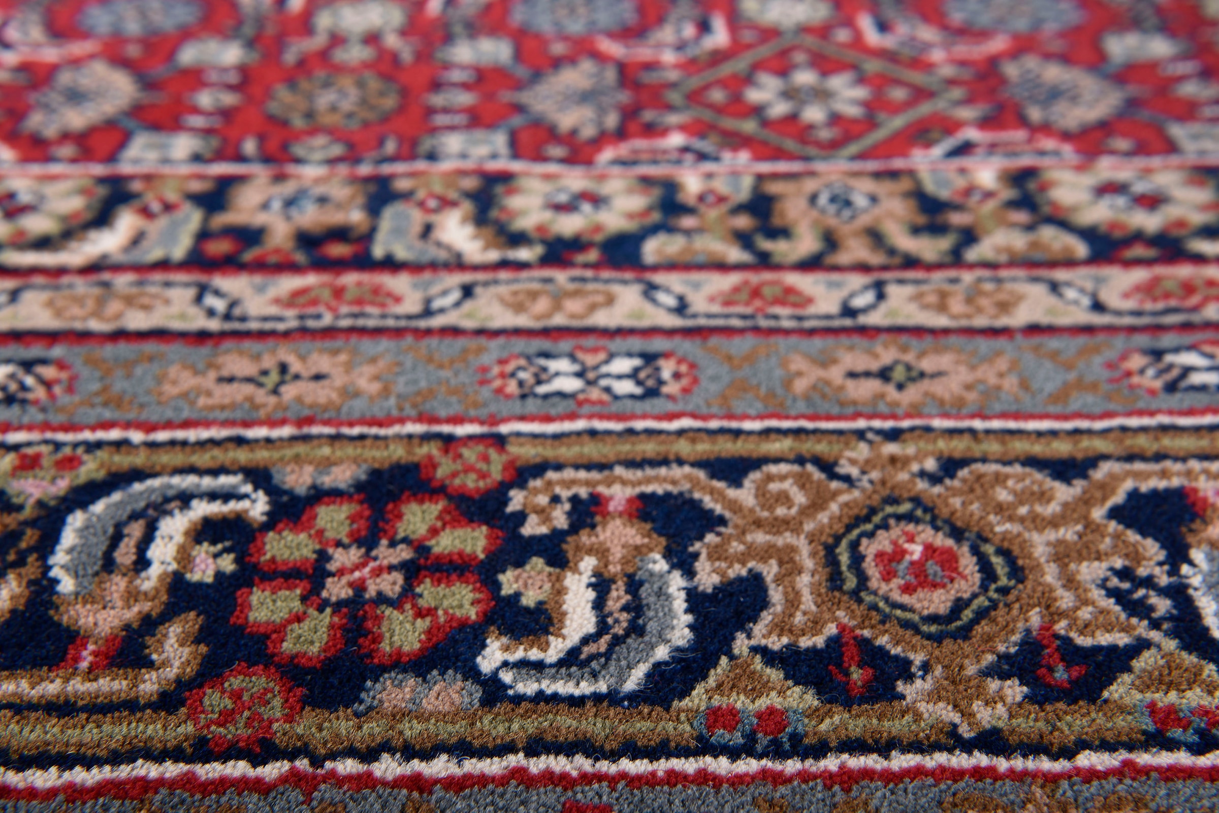THEKO Orientteppich »Benares Bidjar« rund 12 mm Höhe reine Wolle, handgeknüpft, mit Fransen
