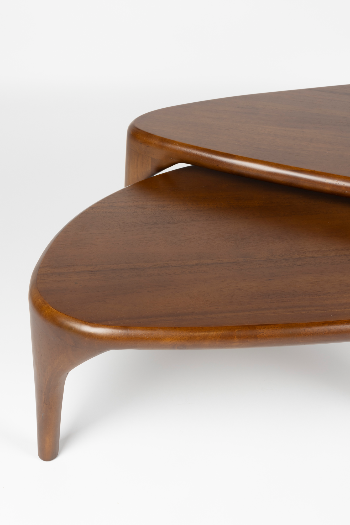 Salontafel Isla walnoot - set van 2