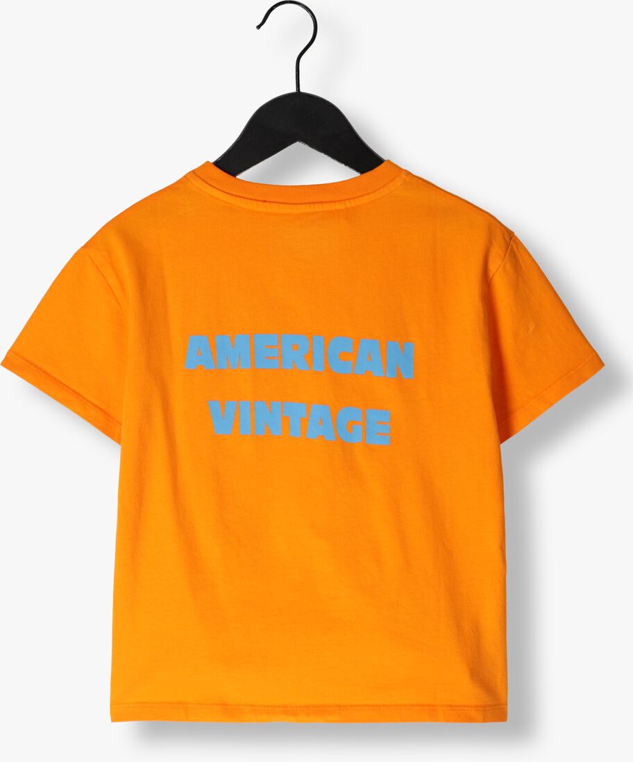 AMERICAN VINTAGE oranje american vintage t-shirt fizvalley