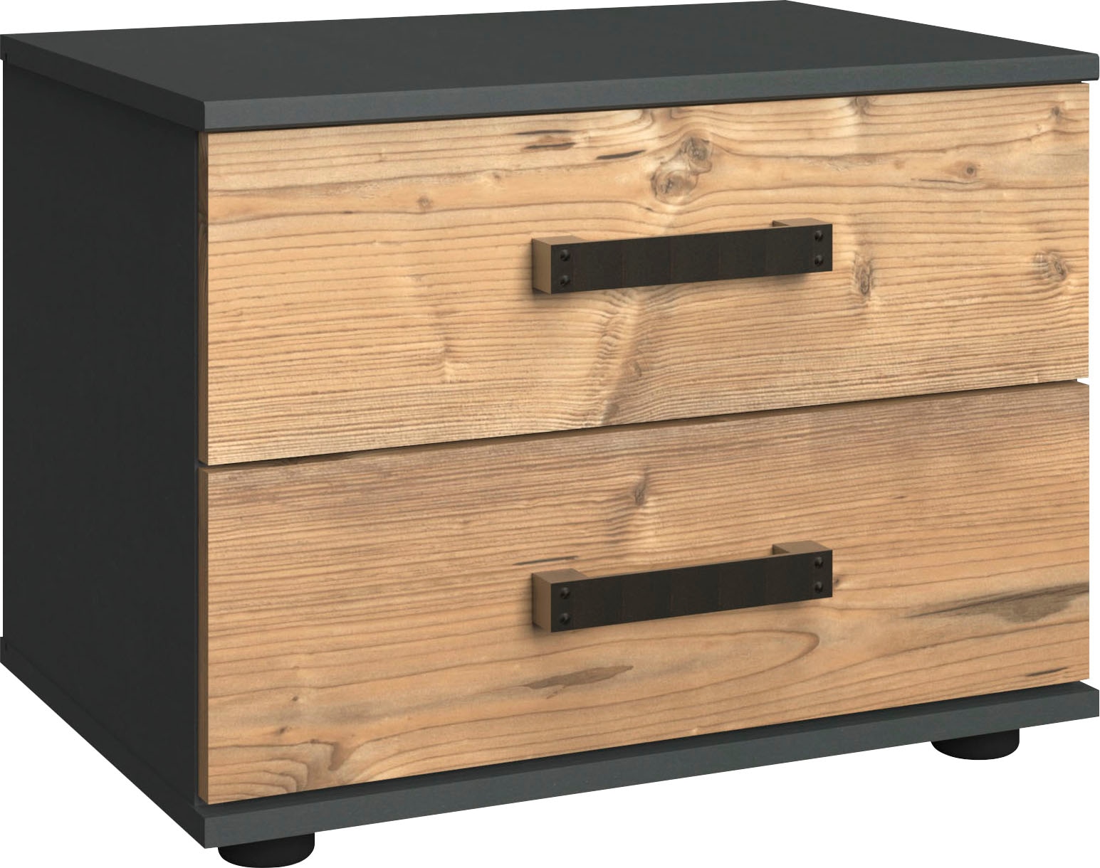 Wimex Nachttisch »Stockholm, Nachtkommode 52cm breit, Made in Germany« Industrial Look, 2 Höhen zur Auswahl, einzeln oder im 2er Set