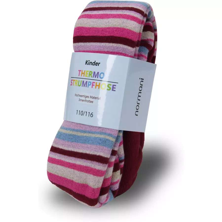 normani Kinder-Ringel-Thermostrumpfhose Burgund