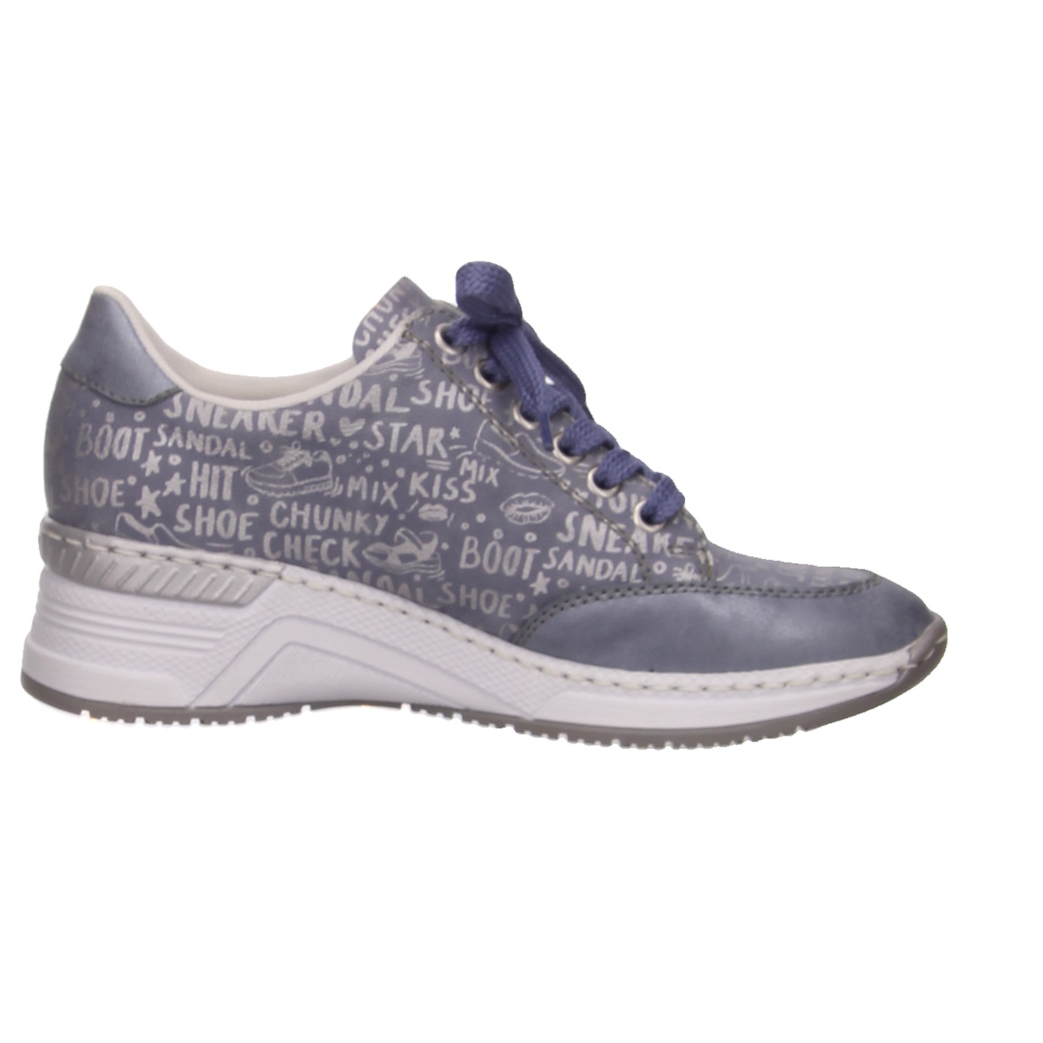 Rieker Sneaker hellblau blau