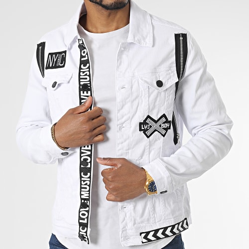 Veste Jean Blanc