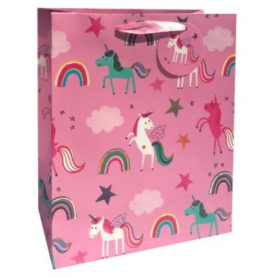 Unicorn Pink Large Gift Bag