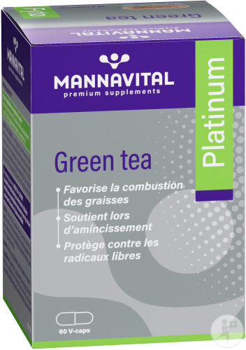 MannaVital Green Tea Platinum 60 V-Caps