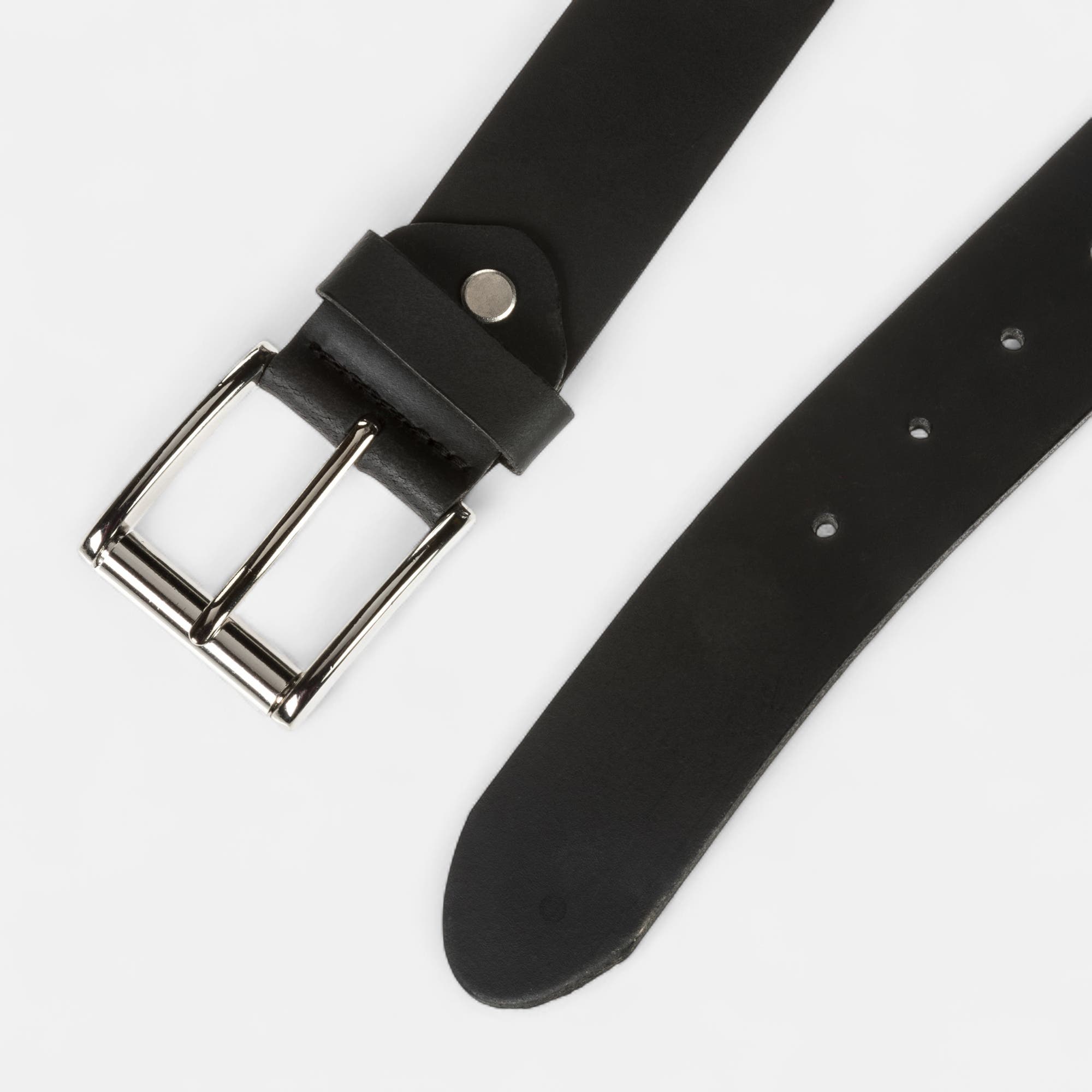 Ceinture en cuir noir