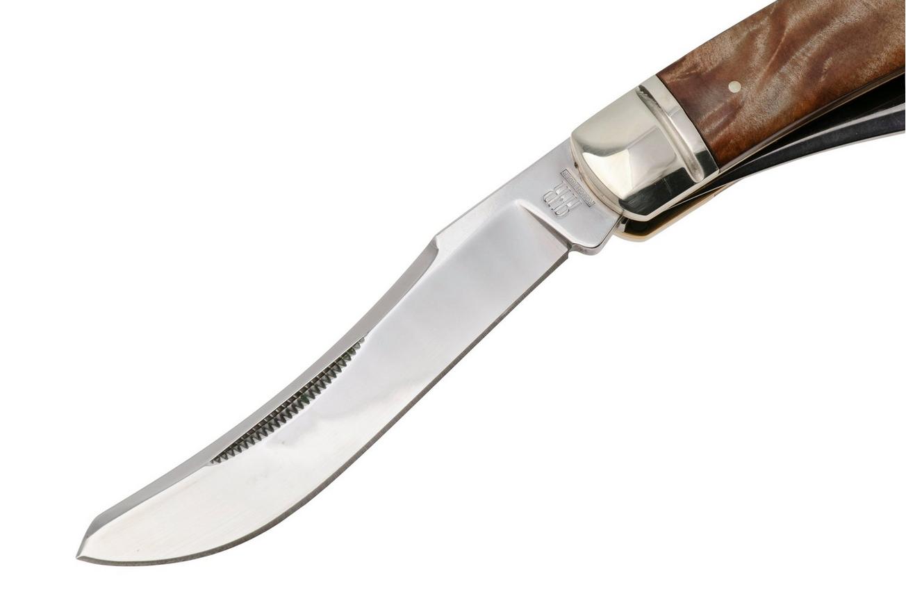 Rough Ryder Large Moose RR2652, Satin 440, Pandora Swirl Wood Resin, zakmes