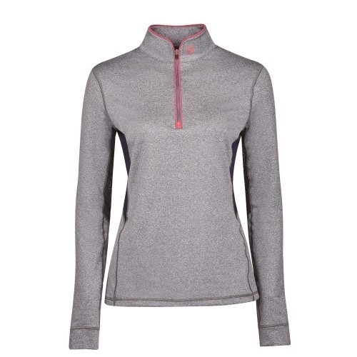Top esportivo feminino Dublin Kylee na cor azul marinho.