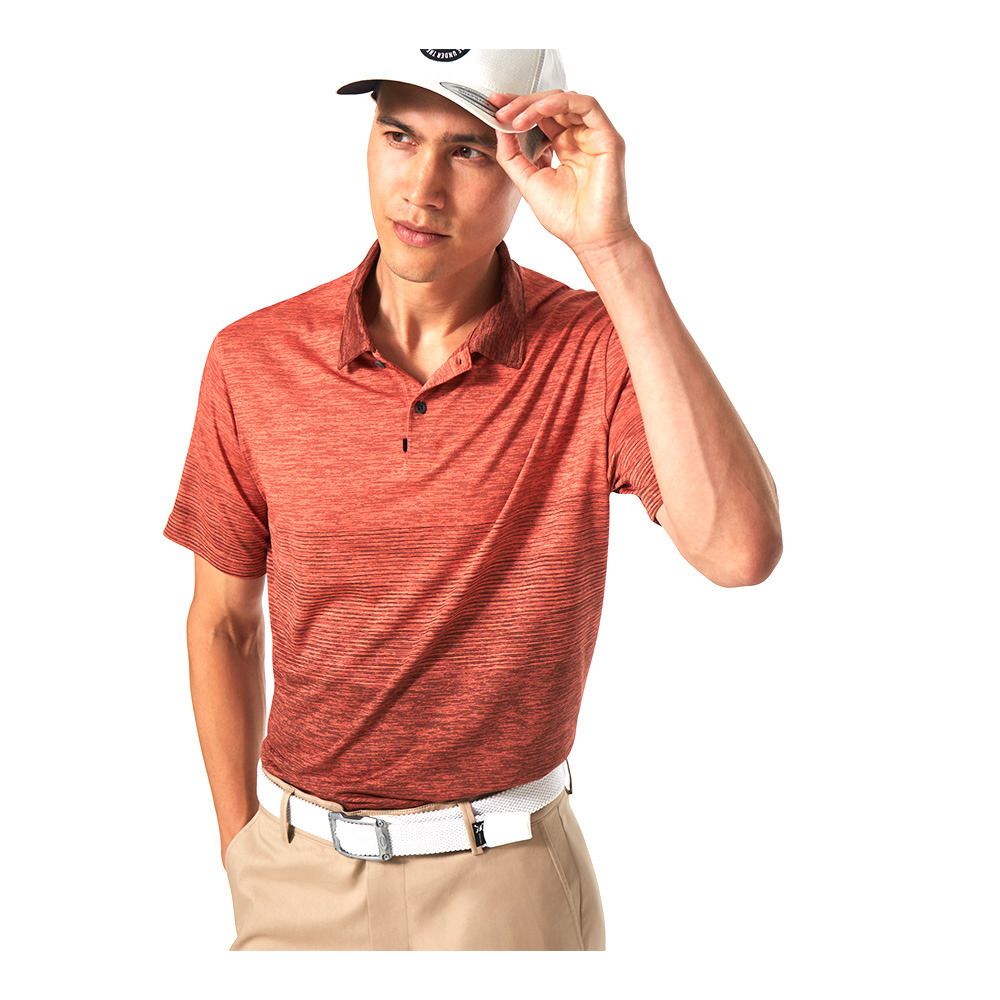 Oakley AGAINST GRAIN - Polo Homme sunset hthr