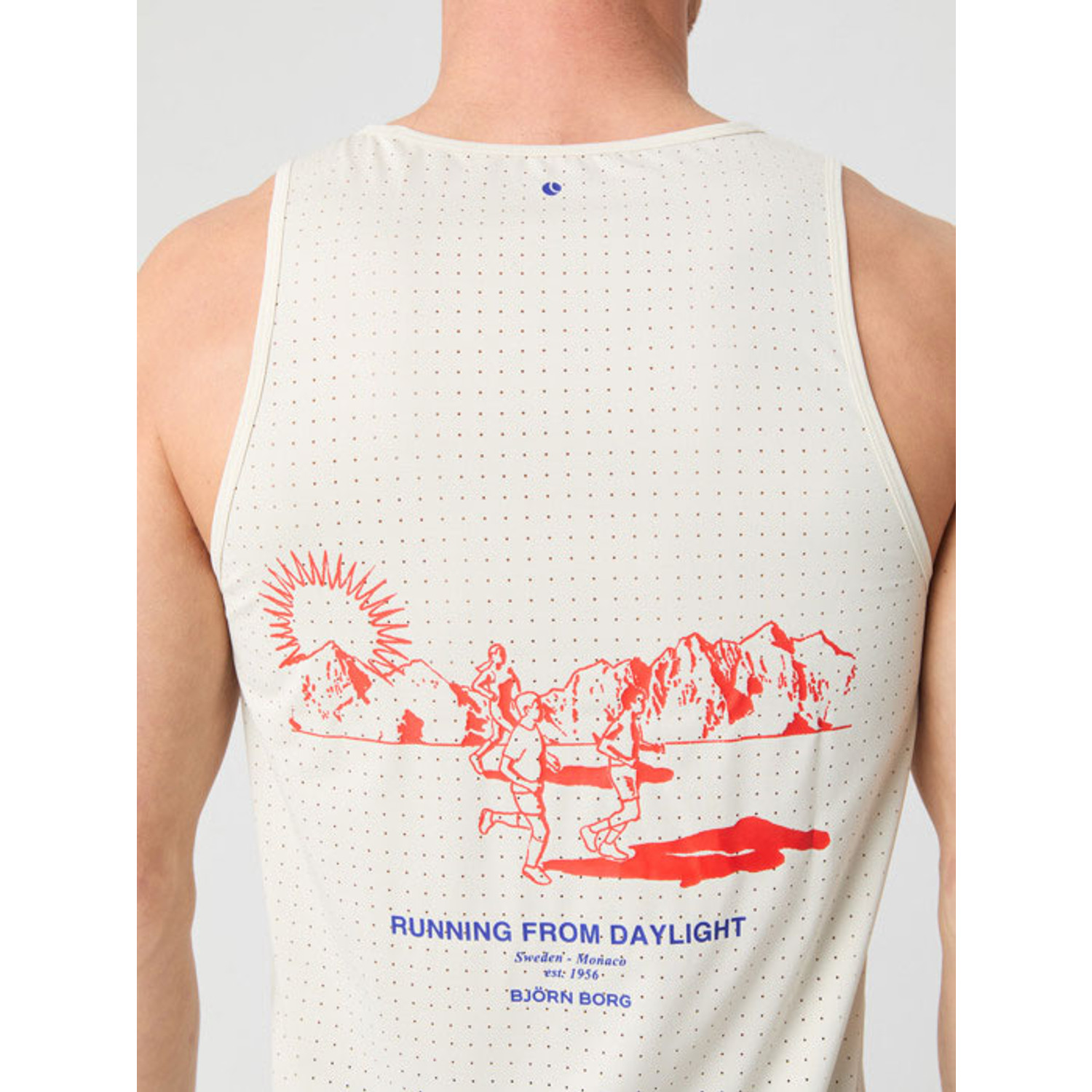 Björn Borg Running perforated Singlet Heren