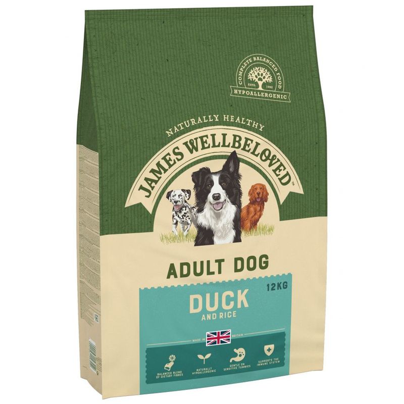 James Wellbeloved Adult Hypoallergenic canard, riz