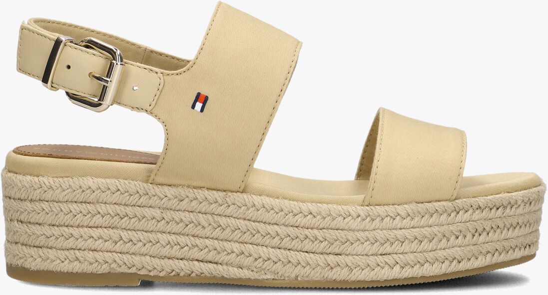 TOMMY HILFIGER beige tommy hilfiger espadrilles mid wedge sandal