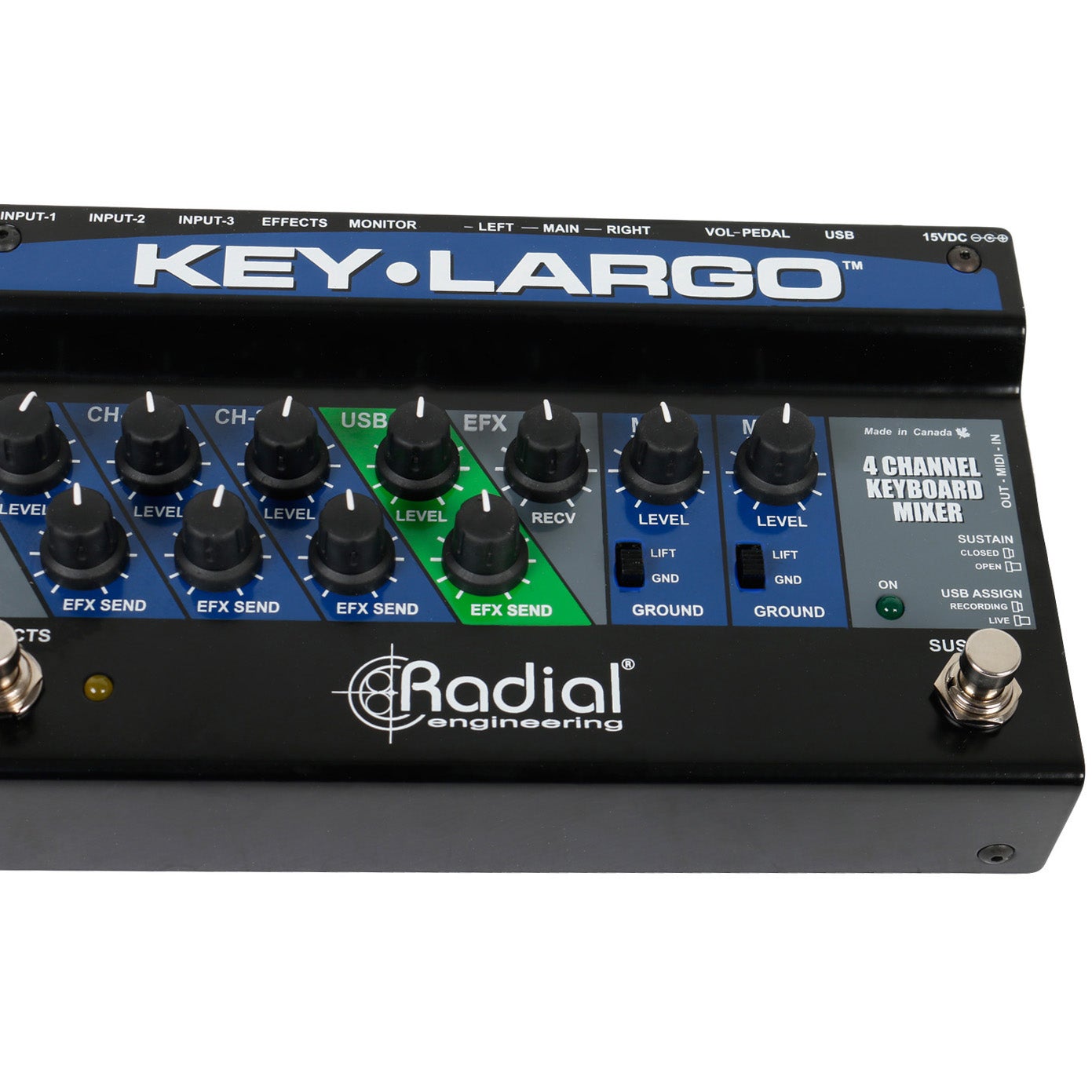 Radial Key-Largo keyboard mixer