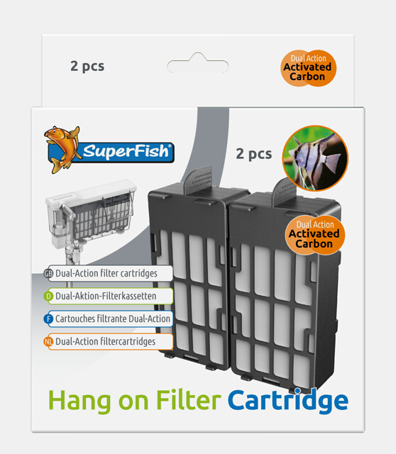 Superfish Hang on Filtercartridges (2 stuks)