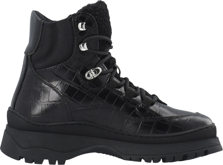 Bianco Unao City Hiker Boot #C Black croco