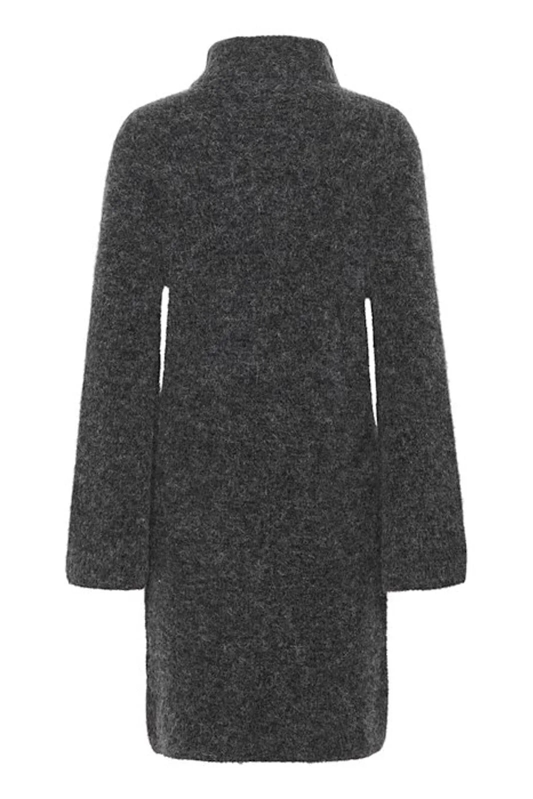 Gestuz Alphagz Rollneck Dress 106286 charcoal melange