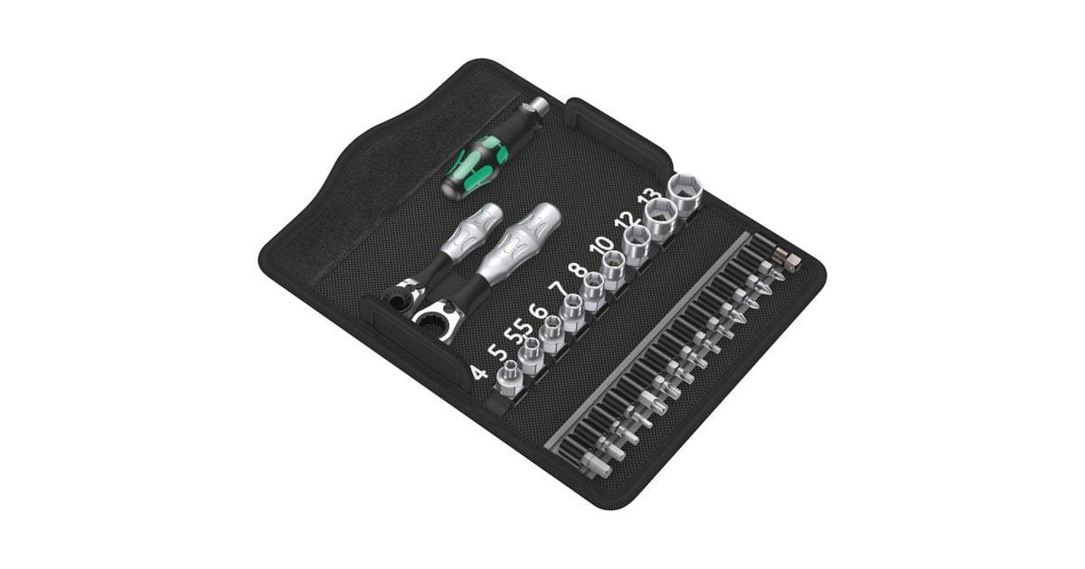 WeraKraftform Kompakt Zyklop Mini 2 set gereedschapsset  (2 Zyklop bitratels, 1/4