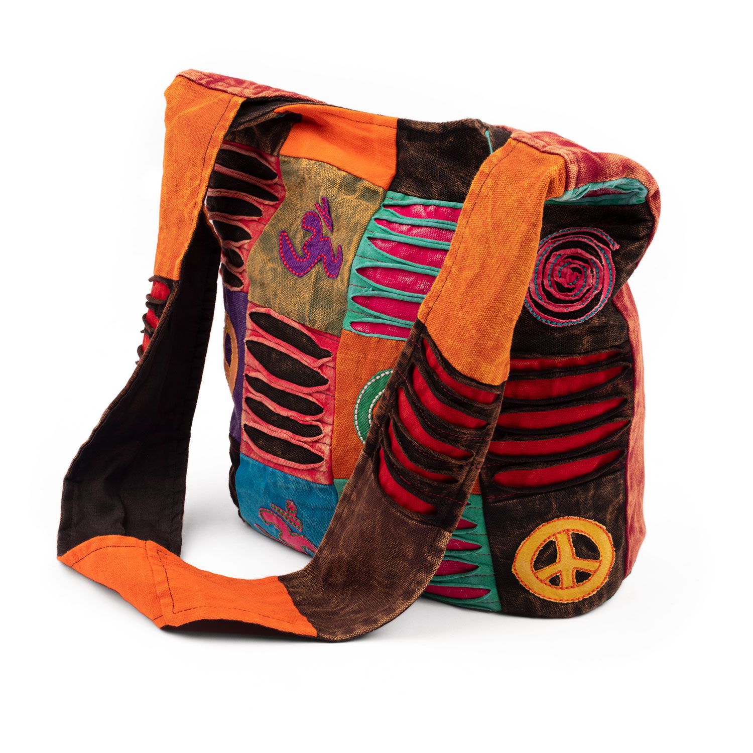 bodhi Om Shanti Bag, Patchwork - multicolor